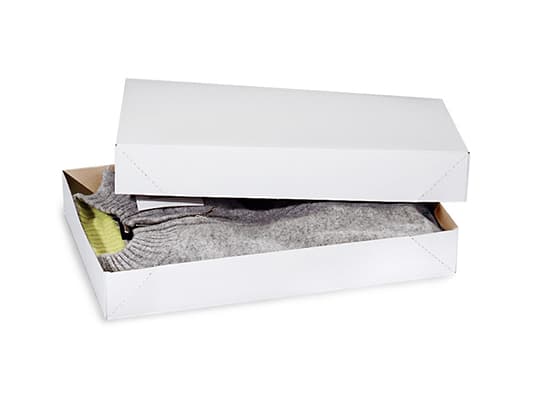 White Apparel Packaging
