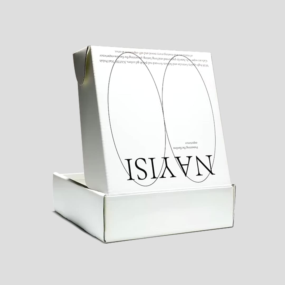 White Apparel Boxes