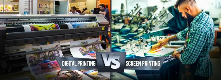 Digital printing vs screen printing Key differences to know