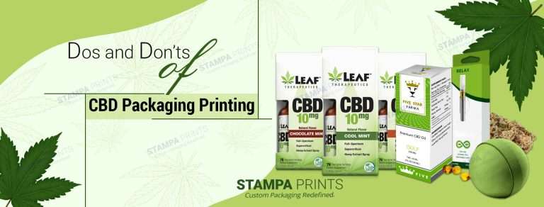 Do's and Don'ts of CBD Packaging Printing