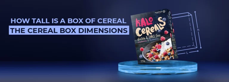 Cereal Box Dimensions Banner