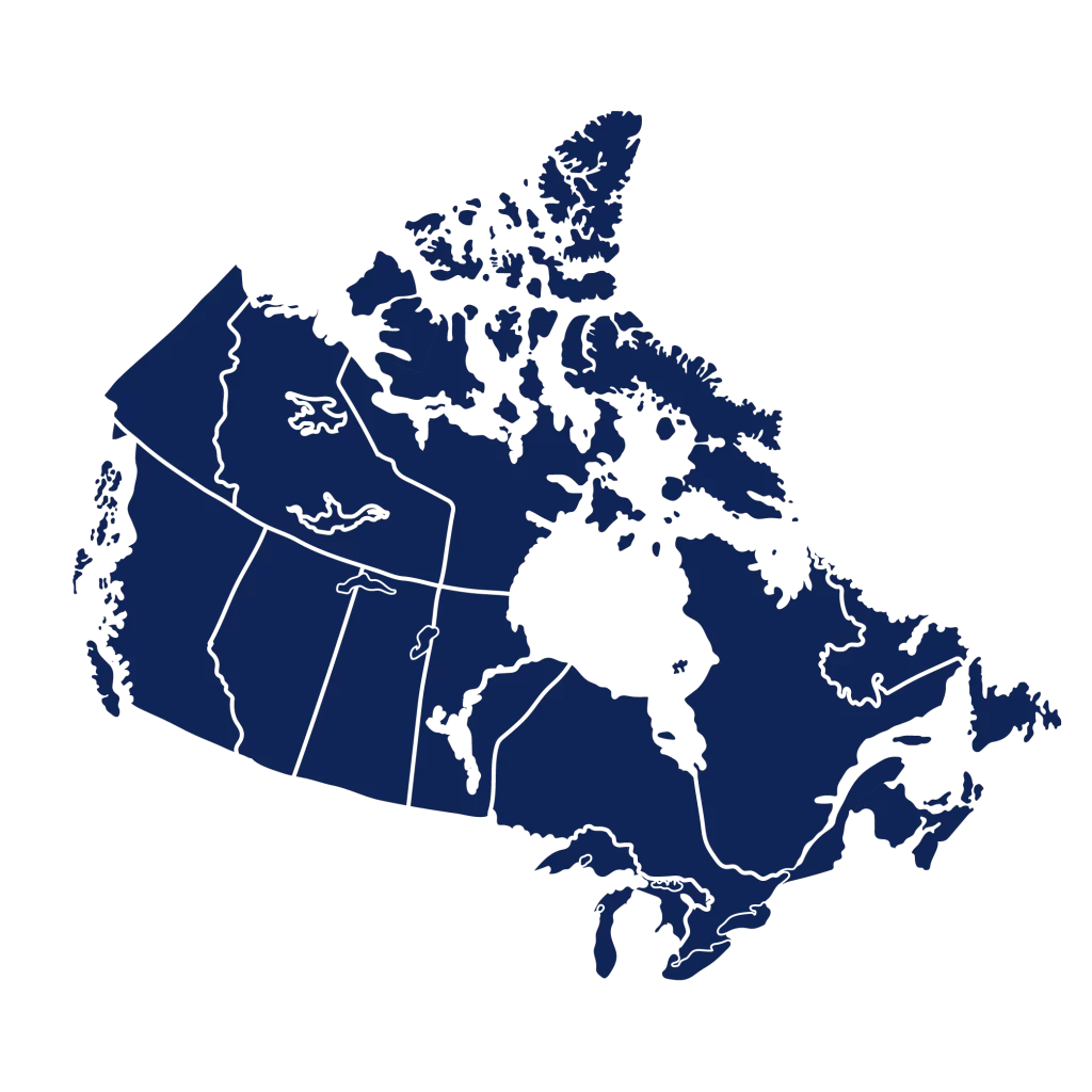 Map Illustration Canada