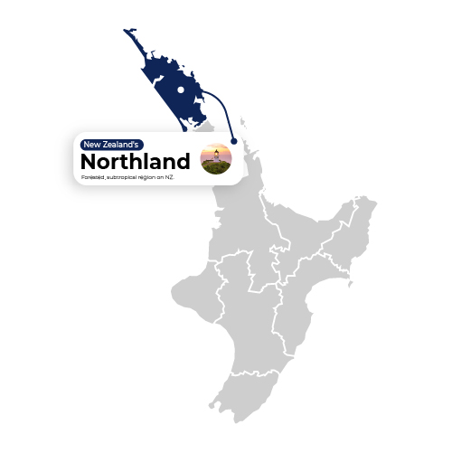 Map Illustration Northland